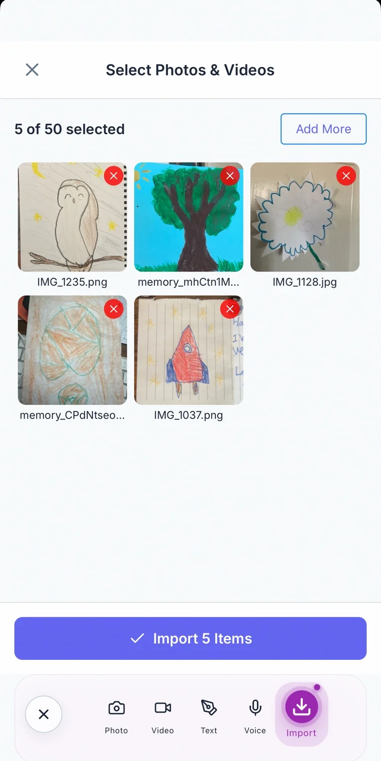 Import from Your Album